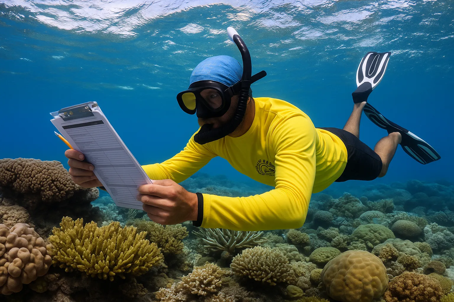 Winter Diving Conditions — Calm, Clear, Comfortable